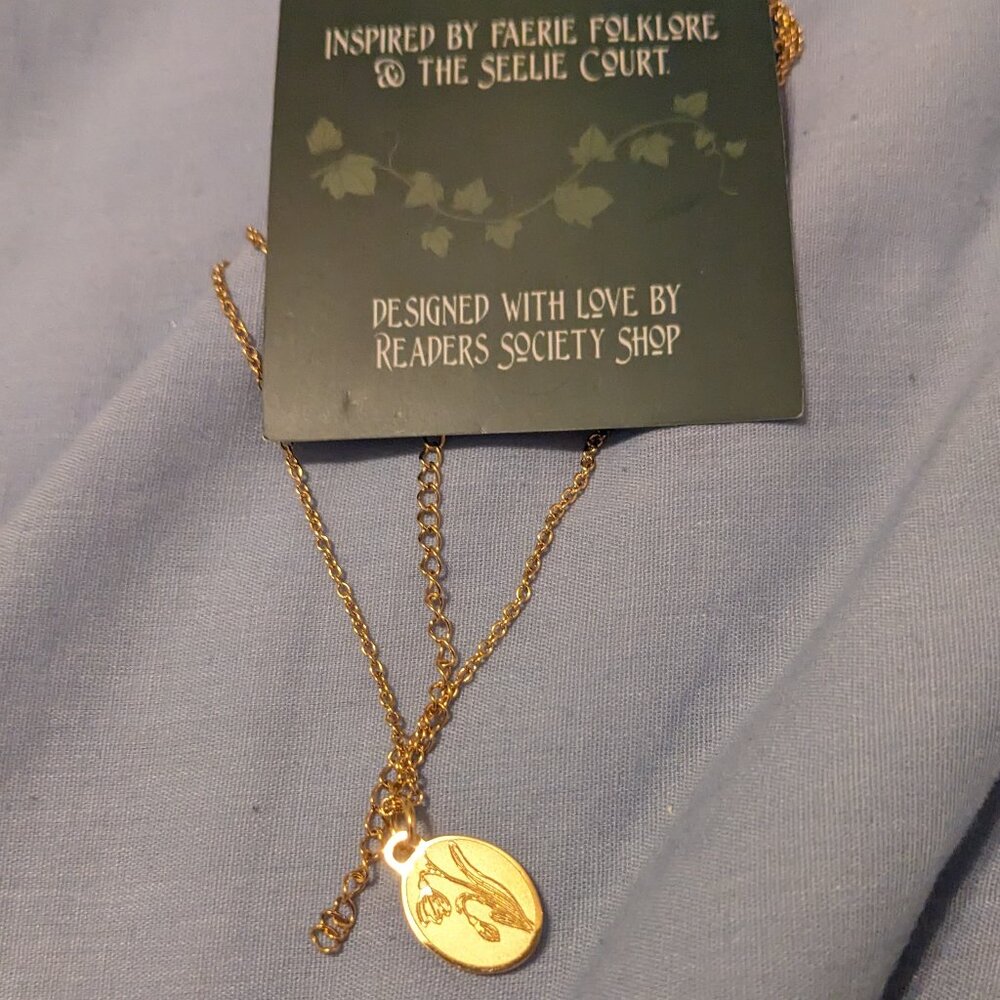 Seelie court ring and necklace set